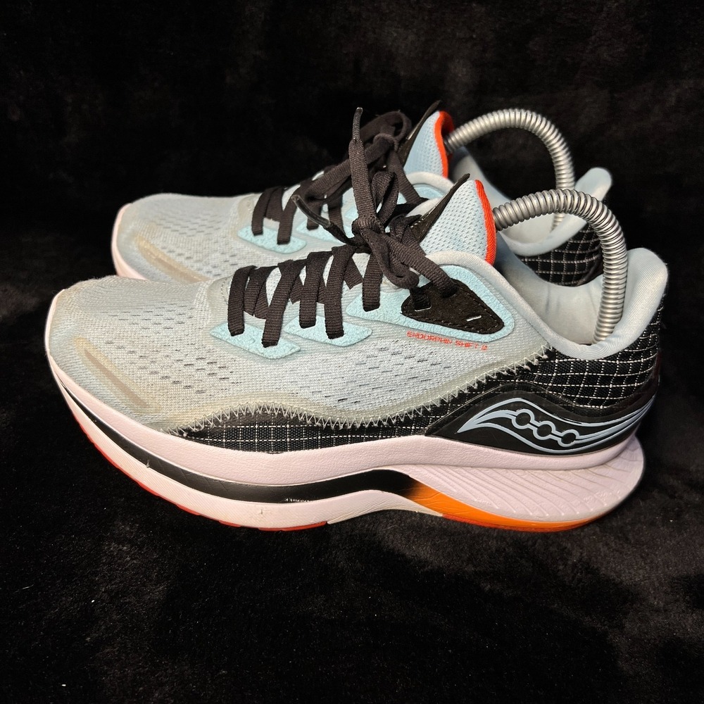 Saucony Endorphin Shift 2 S10689-20 Women 7.5 Running Shoes Blue Scarlet Sneaker